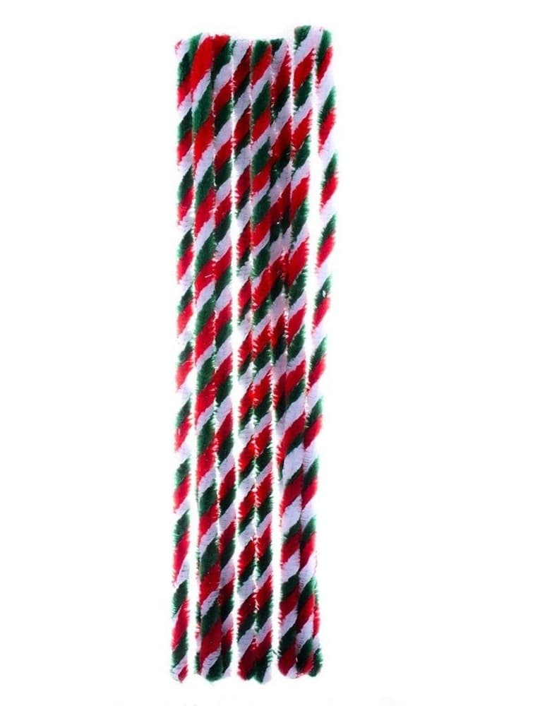 Druciki kreatywne trójkolorowe 30 cm 10 sztuk