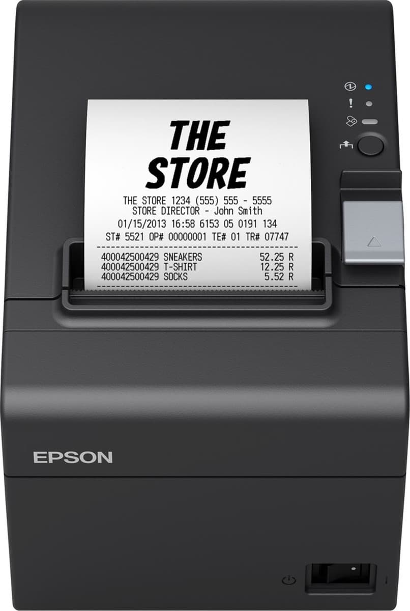 Drukarka termiczna Epson TM-T20III (011) - USB + Serial, Czarna