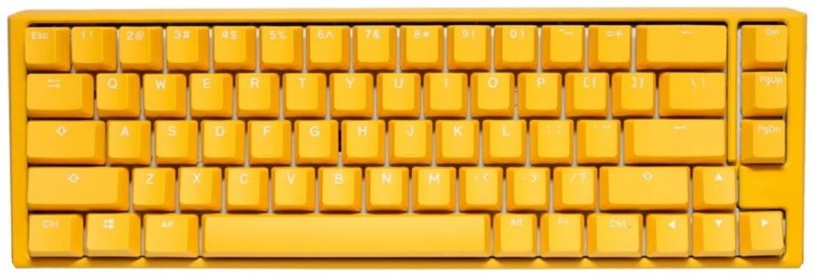 Ducky One 3 Żółta Klawiatura Gamingowa SF, RGB LED - MX-Red