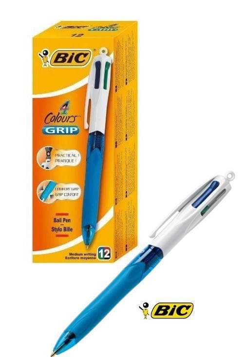 Długopis 4 kolory BIC 4 Colours Grip Medium 12 sztuk