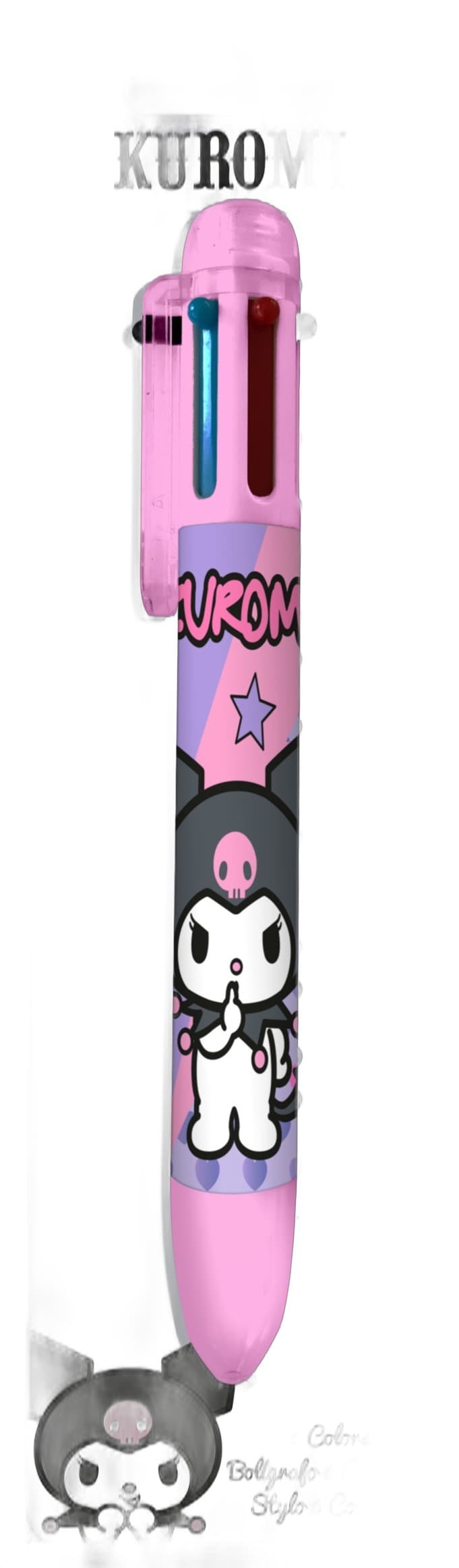 Długopis 6 kolorów Kuromi KU00016