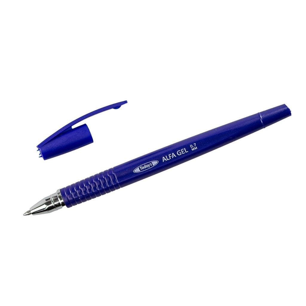 Długopis żelowy niebieski 0.7 mm 10 sztuk DELI