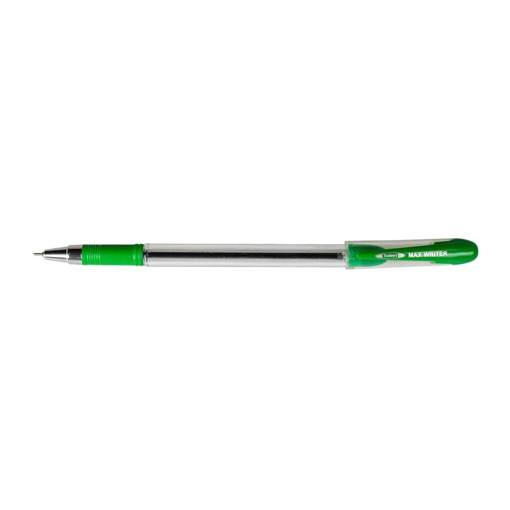 Długopis żelowy zielony 0,7 mm 10 sztuk DELI Max Writer