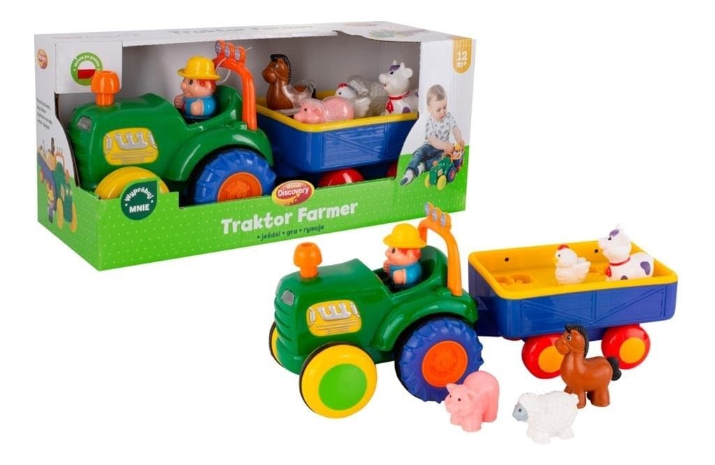 Dumel Discovery Interaktywny Traktor Farmer - zabawka edukacyjna dla dzieci