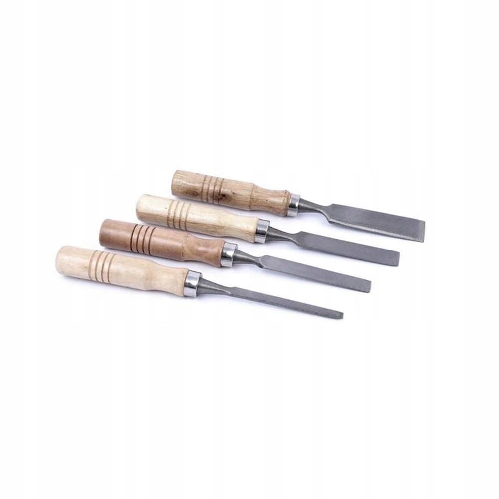 Dłuta stolarskie z drewnianym uchwytem 6, 12, 18, 24 mm