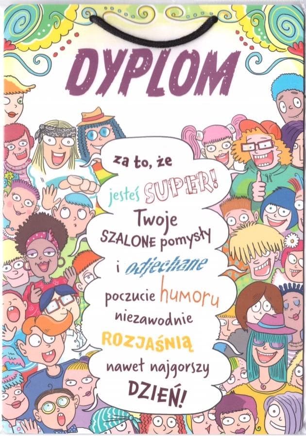 Dyplom okolicznościowy dla Kolegi i Koleżanki