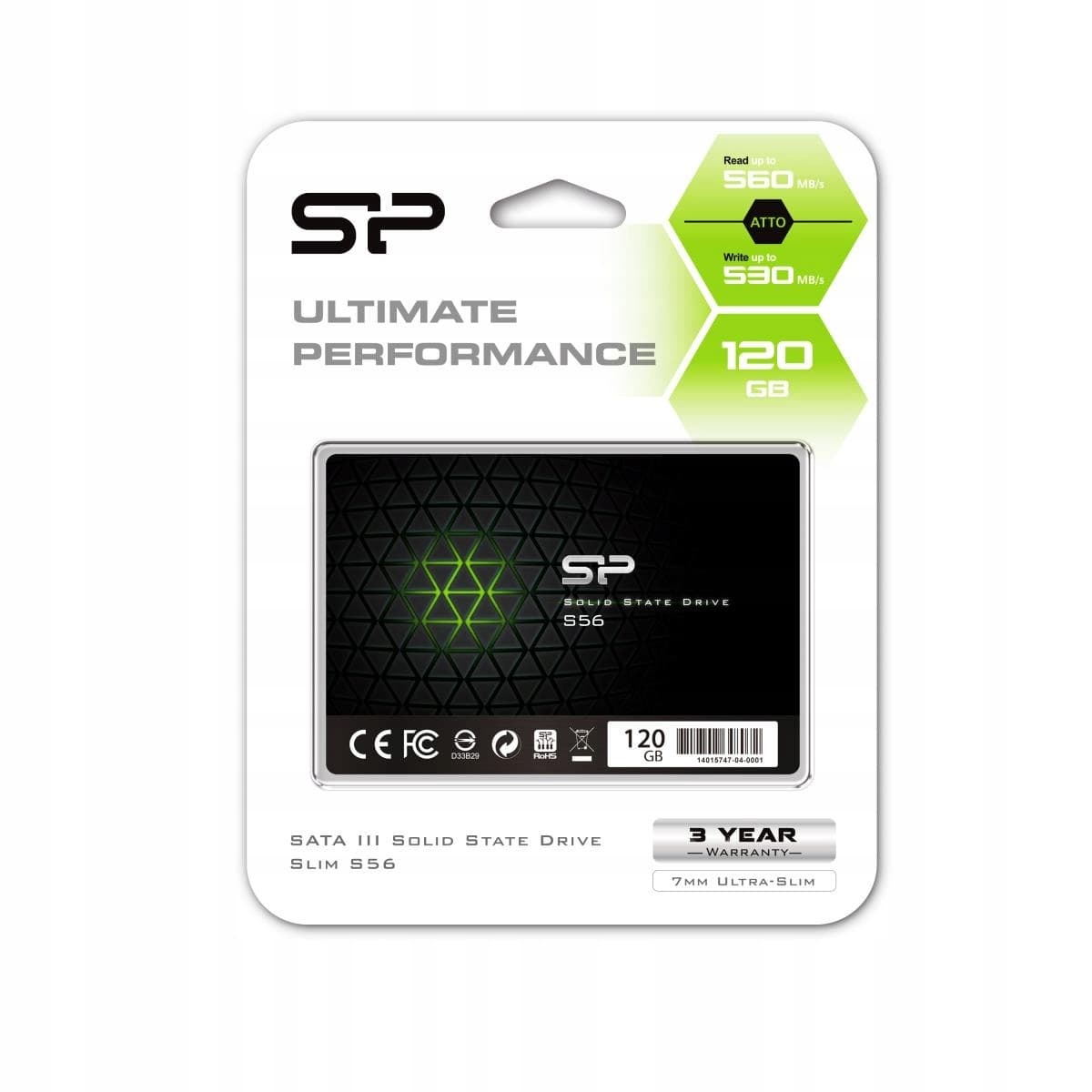 Dysk SSD 120GB 2,5 cala SATA III 550/420 MB/s