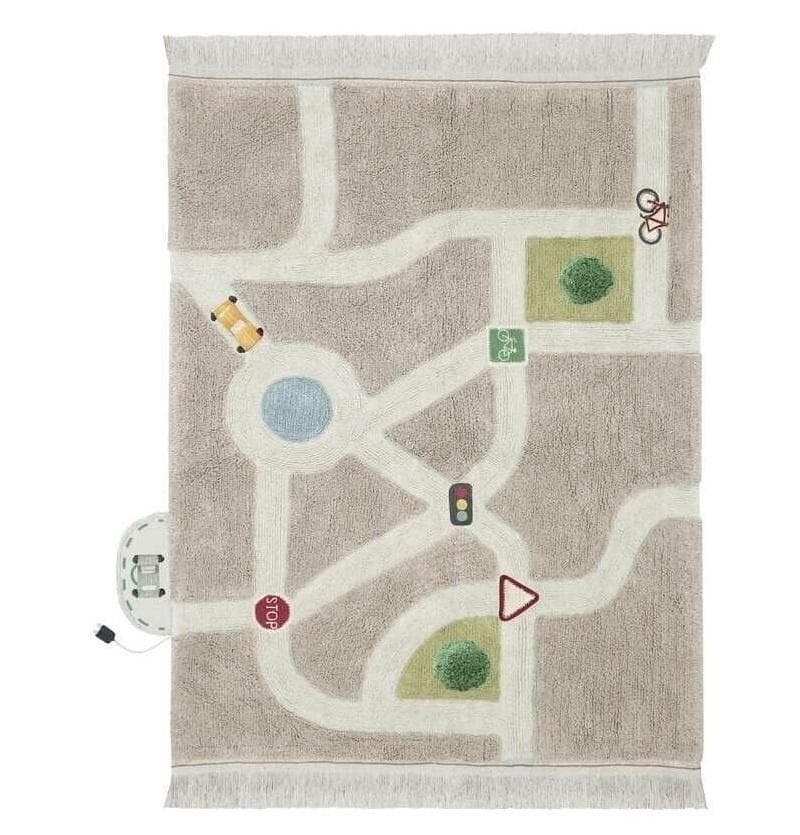 Dywan bawełniany Mapa Miasta 120x170 cm