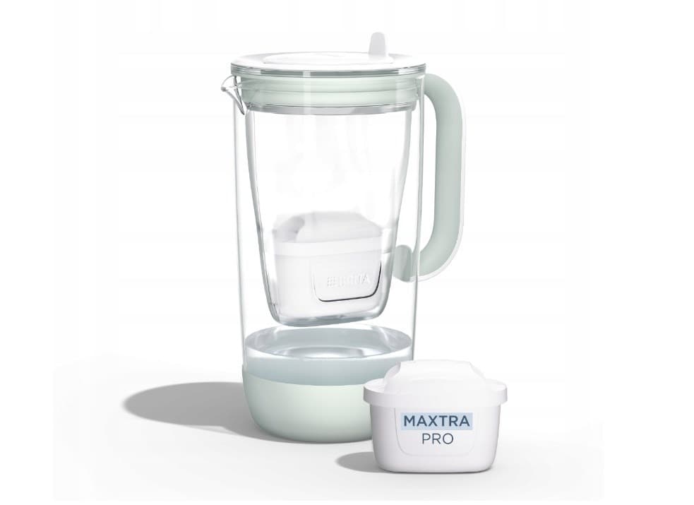 Dzbanek filtrujący do wody Brita Glass 2,5l z filtrem Maxtra Pro PP miętowy