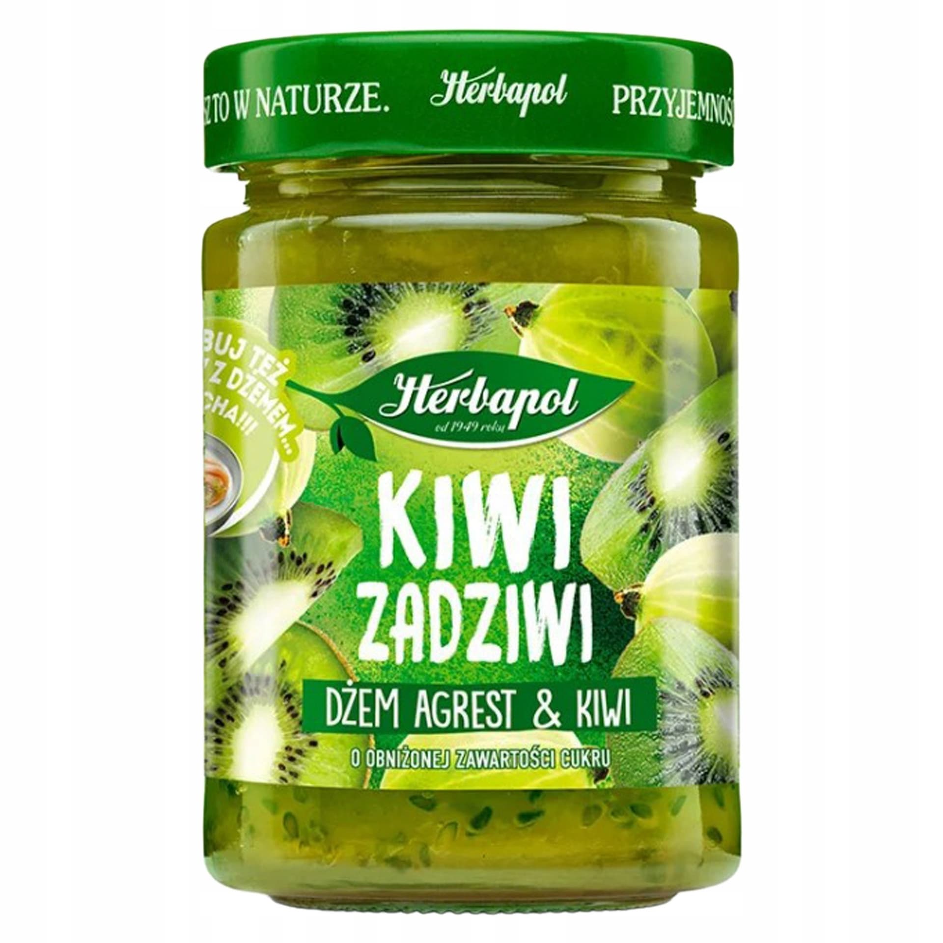 Herbapol dżem Kiwi zadziwi - kiwi & agrest 280 g