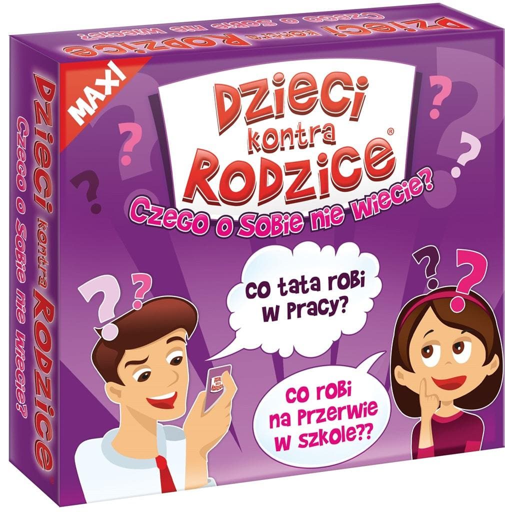 Gra Kangur Dzieci kontra Rodzice: Rodzinna wersja MAXI