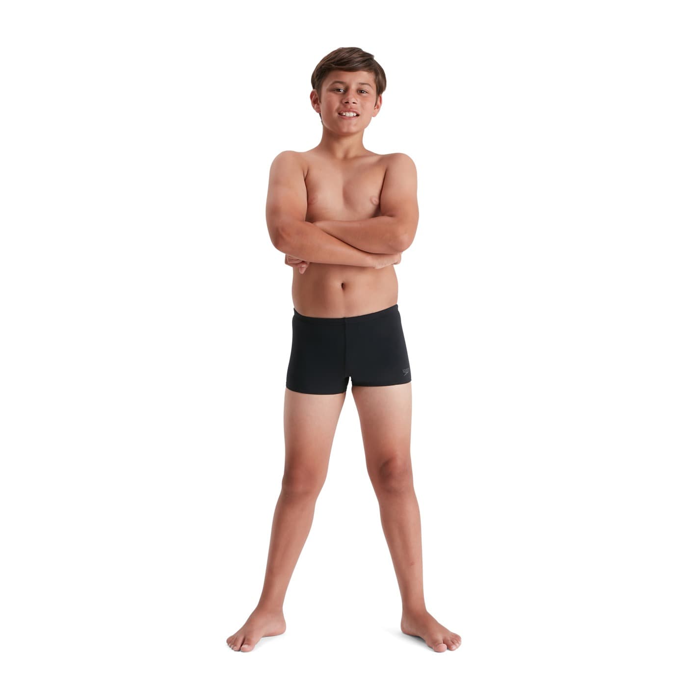 Bokserki kąpielowe dziecięce Speedo Eco End+ Asht Jm czarne