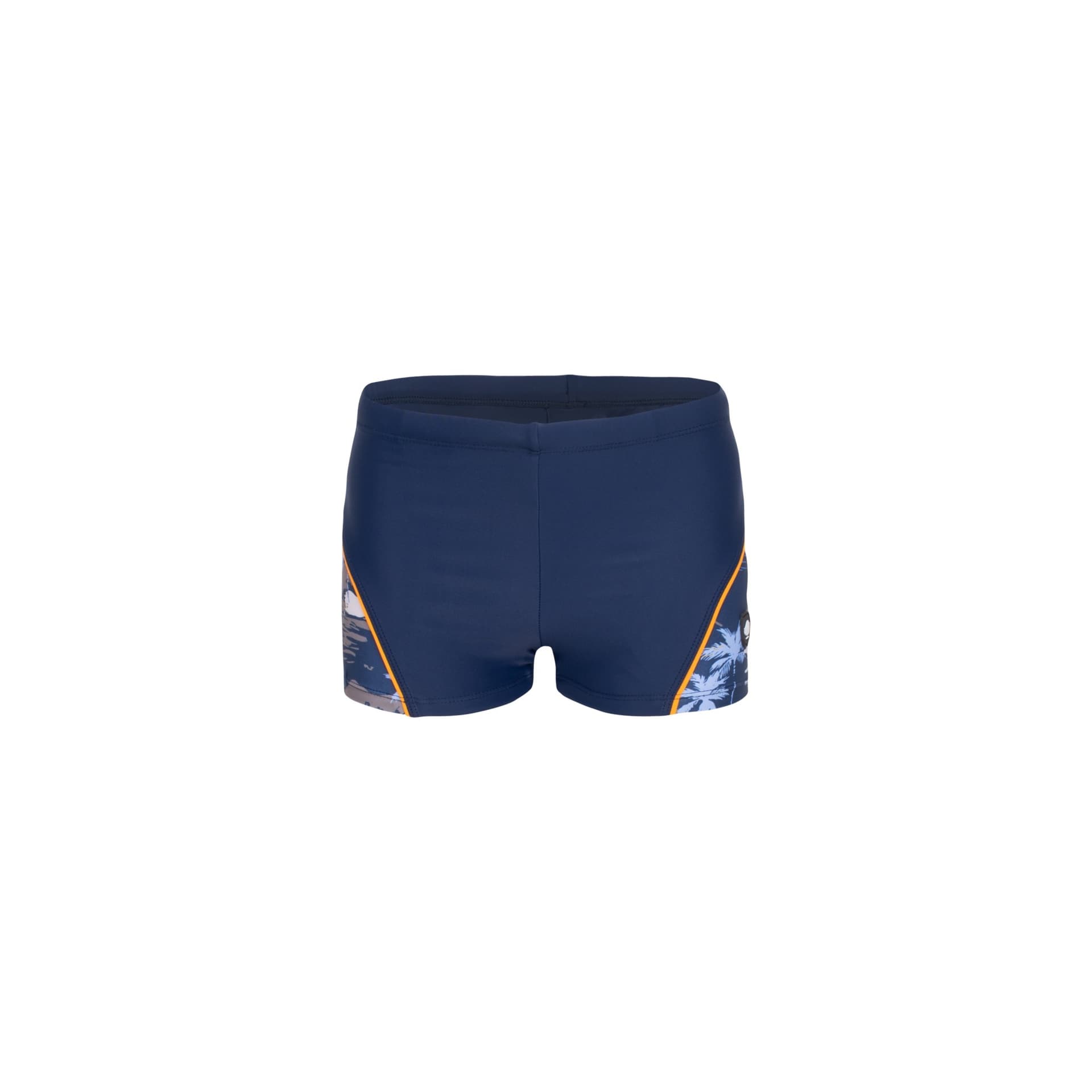 Dziecięce Bokserki Kąpielowe IDARO KIDS NAVY/PALMS PRINT