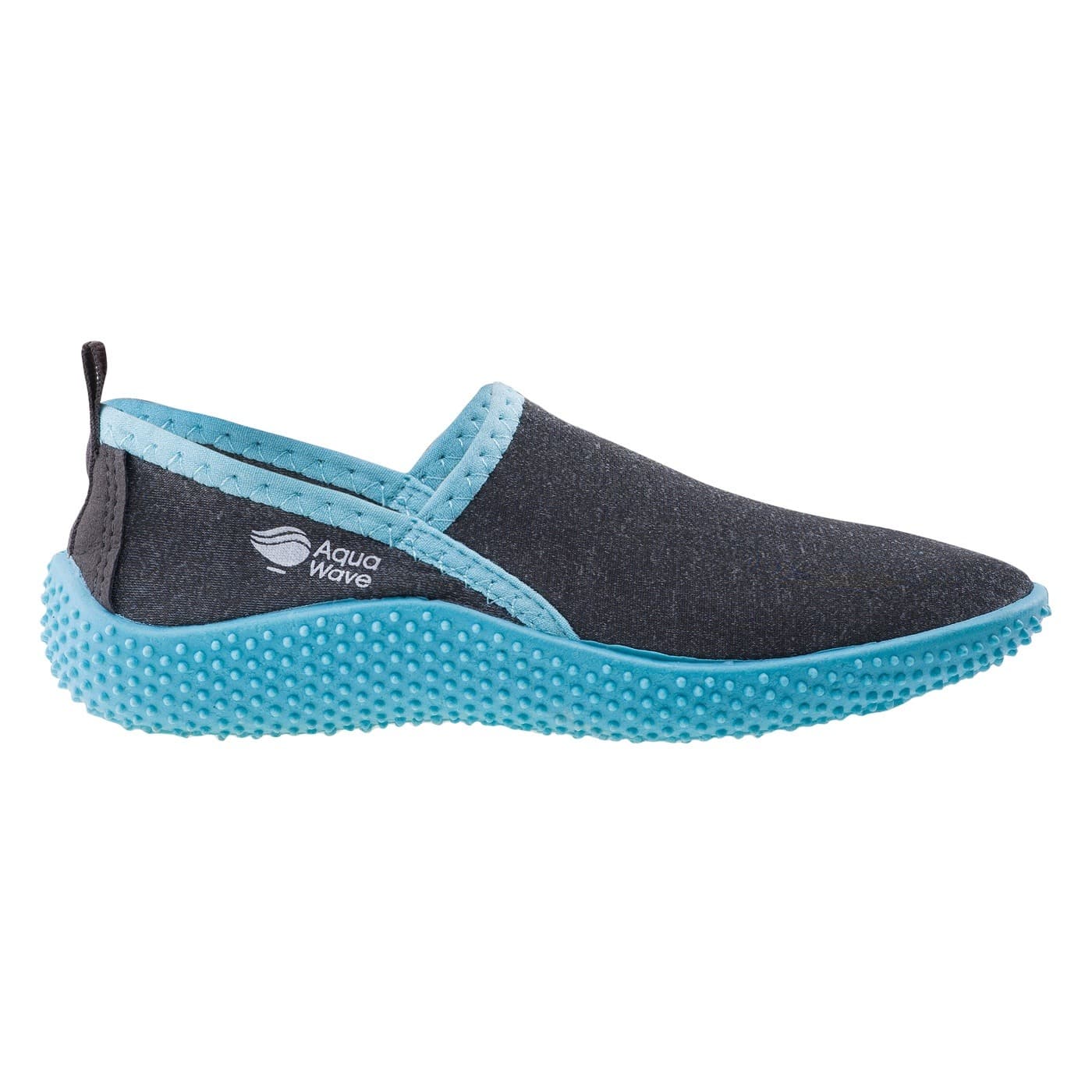 Buty do wody dziecięce Aquawave Bargi Jr ciemnoszary melange-niebieskie atolowe