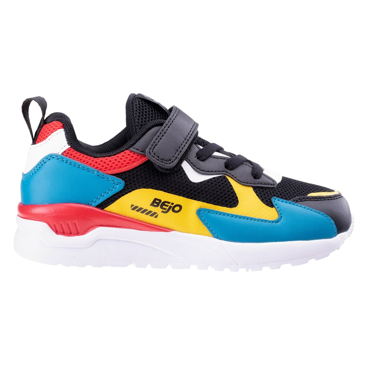 Sneakersy Bejo Agepi Jr czarne/zielone/żółte/czerwone
