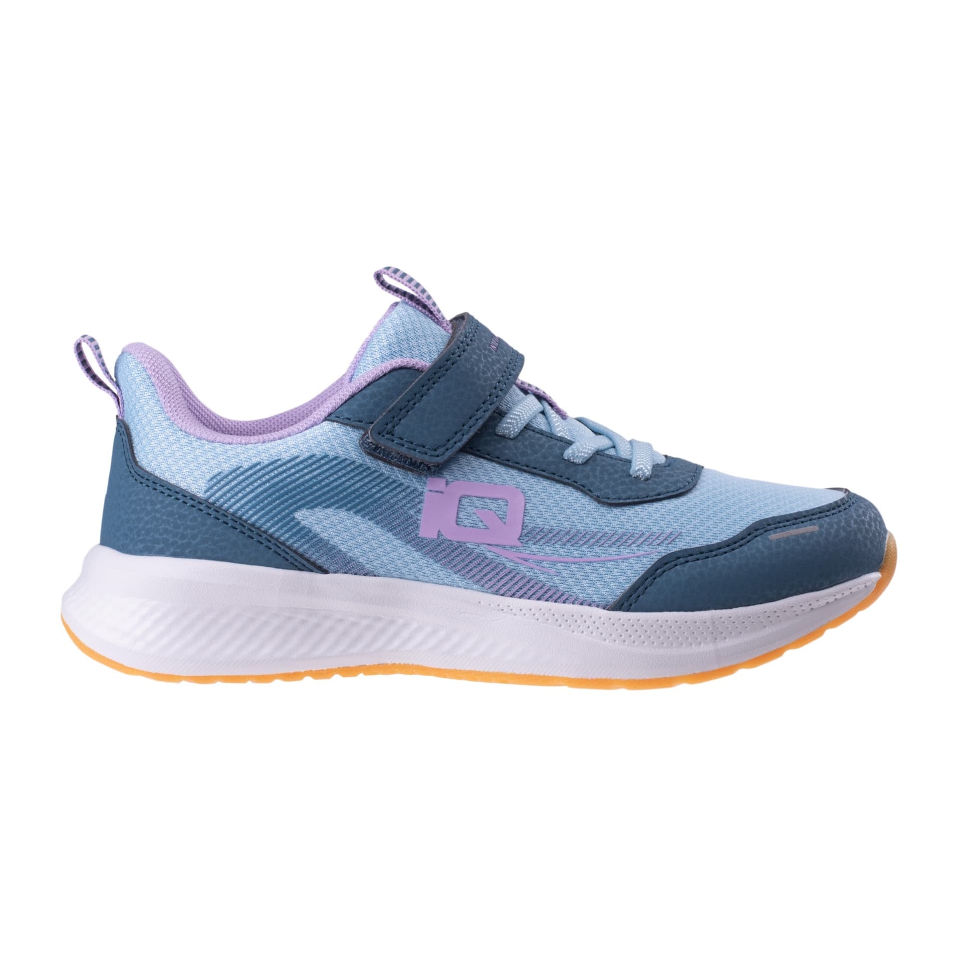 Buty dziecięce treningowe Iq Intelligence Quality Liroc Jrg jasnoniebieskie i jasnofioletowe