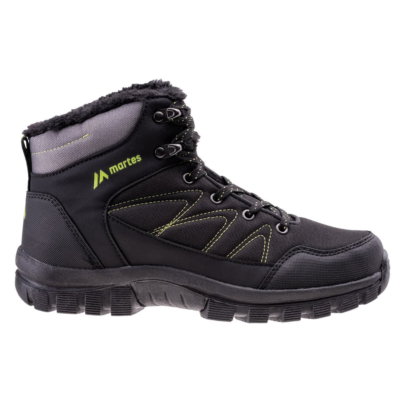 Dziecięce buty zimowe NIRAL MID TEEN, rozmiar 40, BLACK/LIME