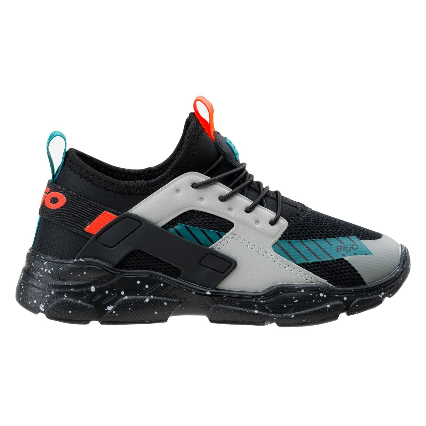 Dziecięce Sneakersy Bejo Slikter Jr Czarno-Szare