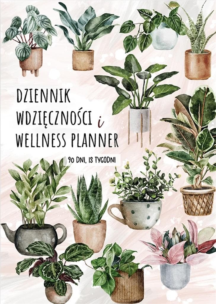 Notatnik A5 Planner Wdzięczności i Wellness 90 dni