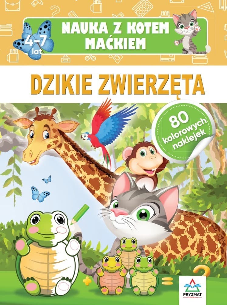 Dzikie zwierzęta. Nauka z kotem Maćkiem