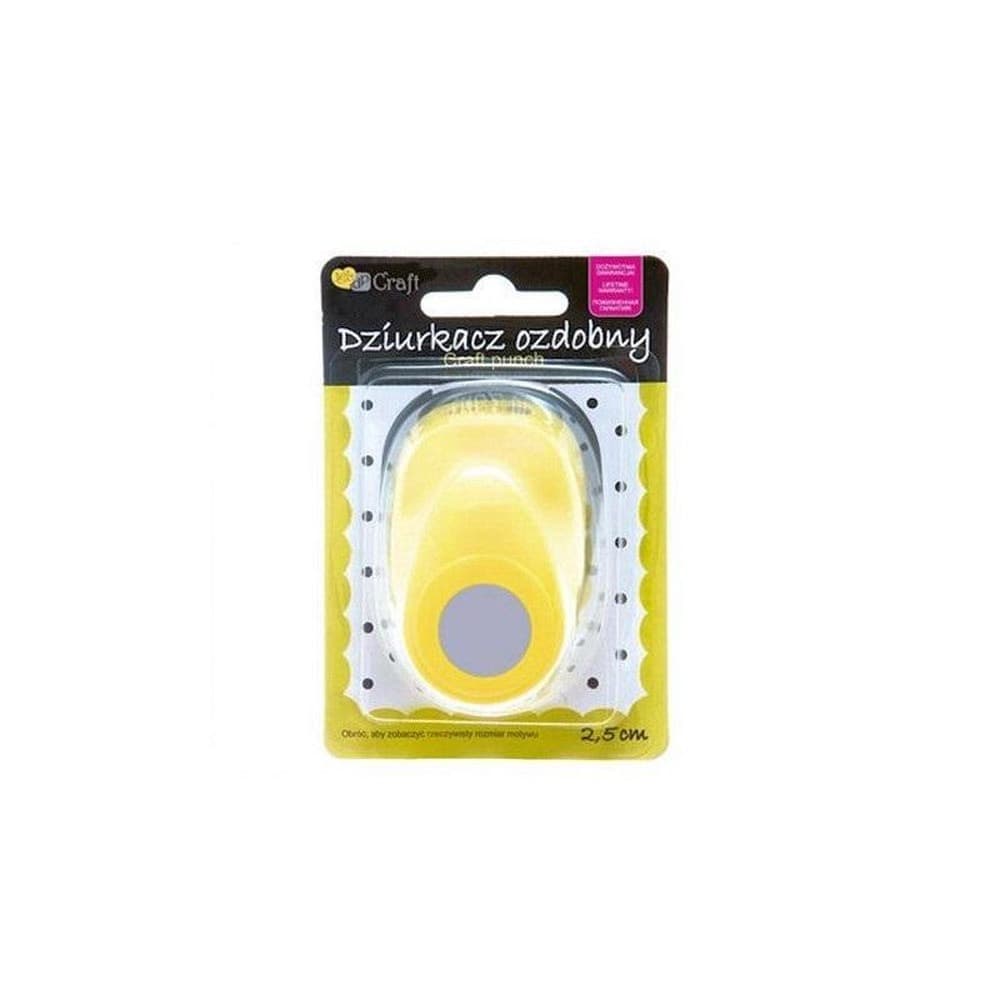 Dziurkacz koło ozdobny 2,5 cm do papieru 80-220 g