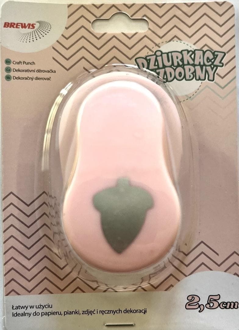 Dziurkacz Żołądź ozdobny 2.5 cm
