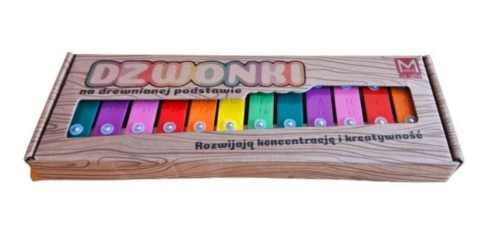 Dzwonki diatoniczne 12-tonowe kolorowe