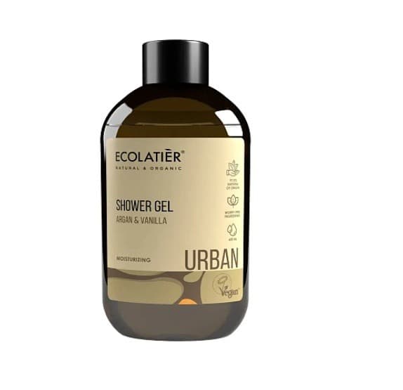 ECOLATIER Żel pod prysznic Argan & Wanilia - Nawilżenie i Odprężenie 600ml