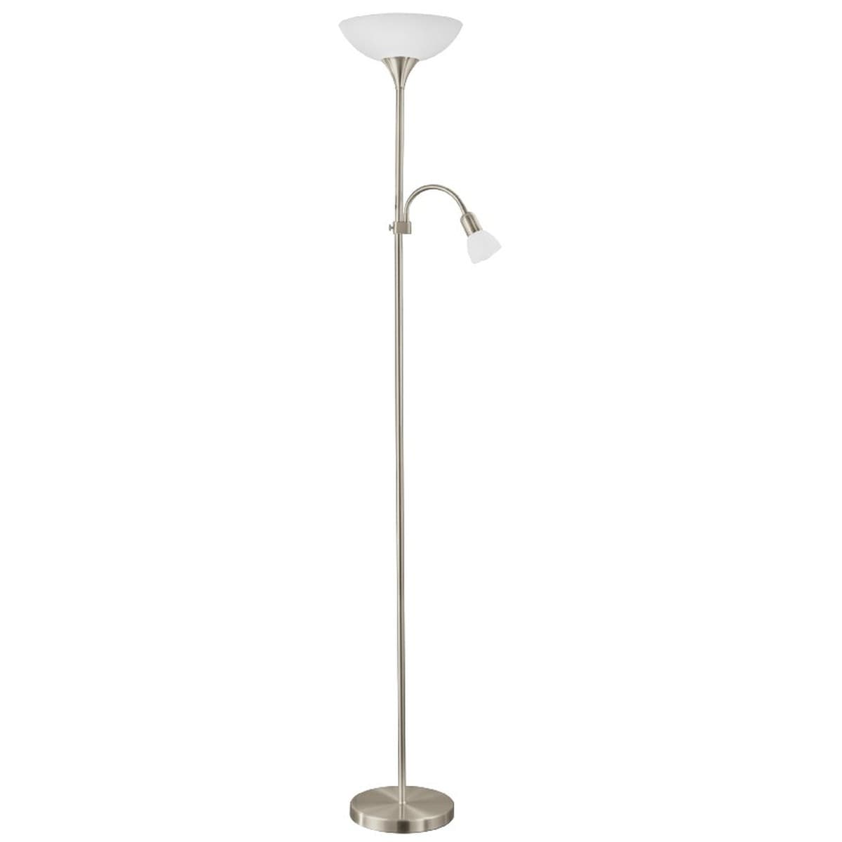 EGLO Up 2 Lampa Podłogowa E27 85 W Biała Plastikowa