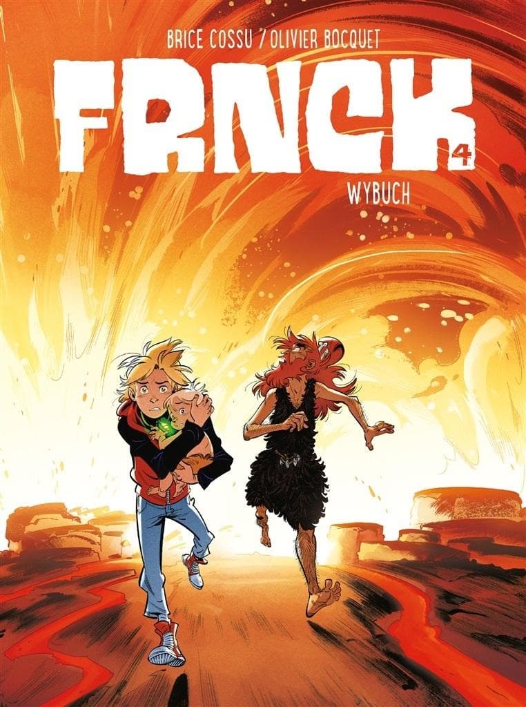 Egmont komiks Franck tom 4 Wybuch - przygody dla młodzieży w prehistorii