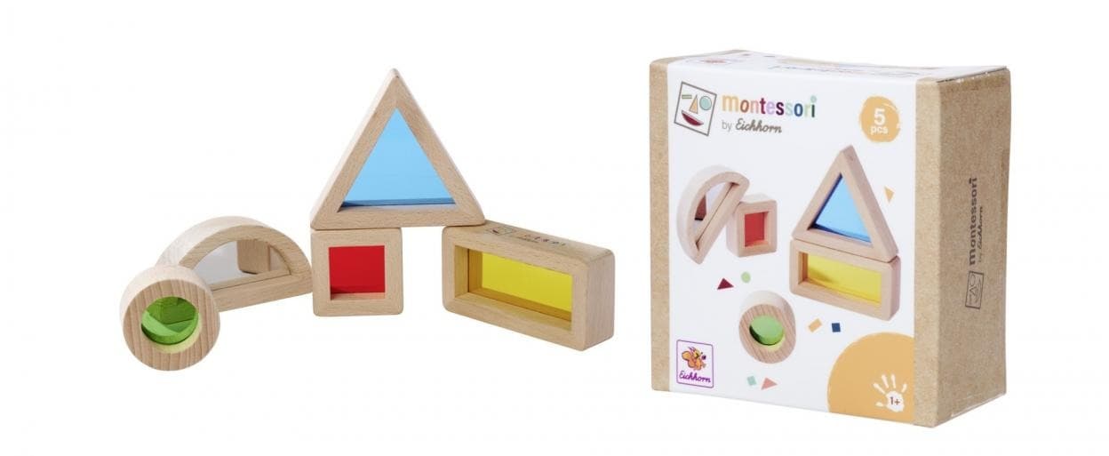 Eichhorn Montessori Klocki edukacyjne z okienkami