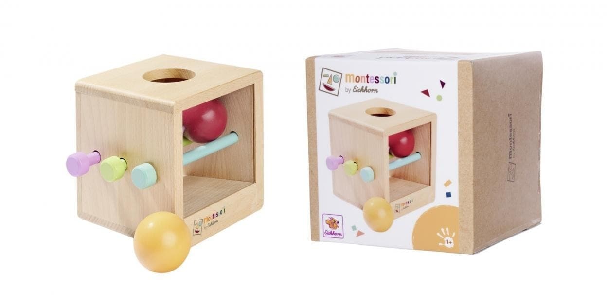 Eichhorn Montessori Kostka edukacyjna z kulkami