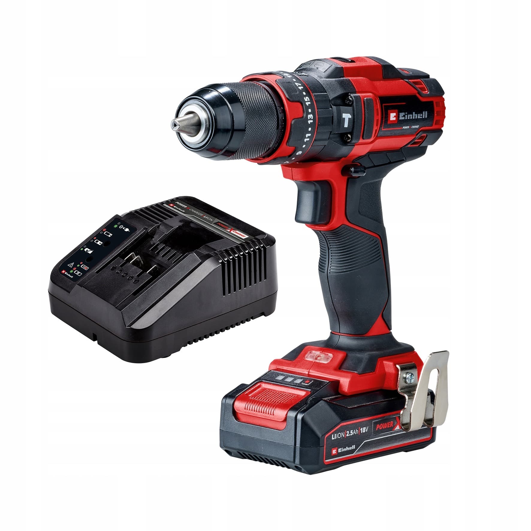 Einhell Wkrętarka TE-CD 18/44 Li 1x2,5Ah - akumulatorowa wiertarko-wkrętarka