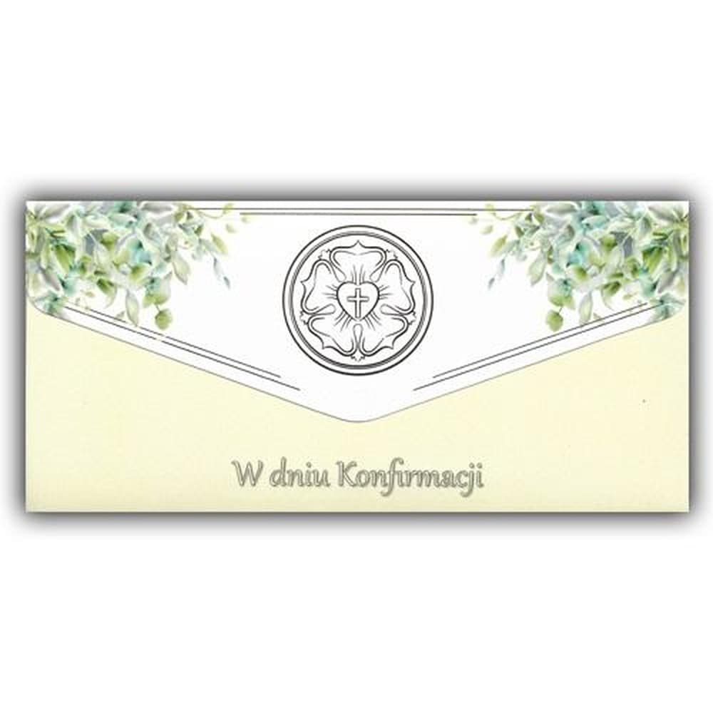 Elegancka kartka Konfirmacja z kopertą