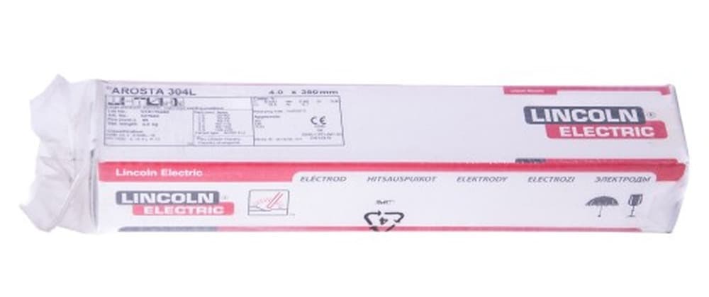 Elektroda spawalnicza LINCOLN AROSTA 304L 4,0mm, 4,4kg (83szt.) do stali nierdzewnej INOX