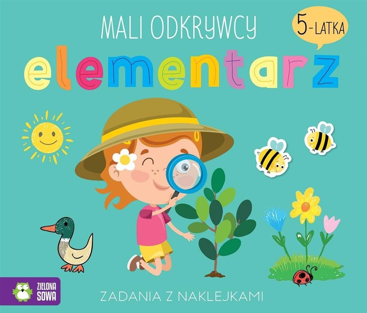 Elementarz dla 5 lat Mali Odkrywcy - Rozwój i edukacja
