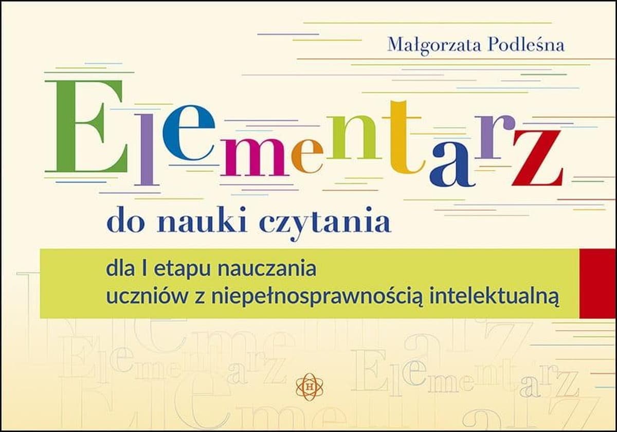 Elementarz do nauki czytania dla uczniów I etapu edukacyjnego