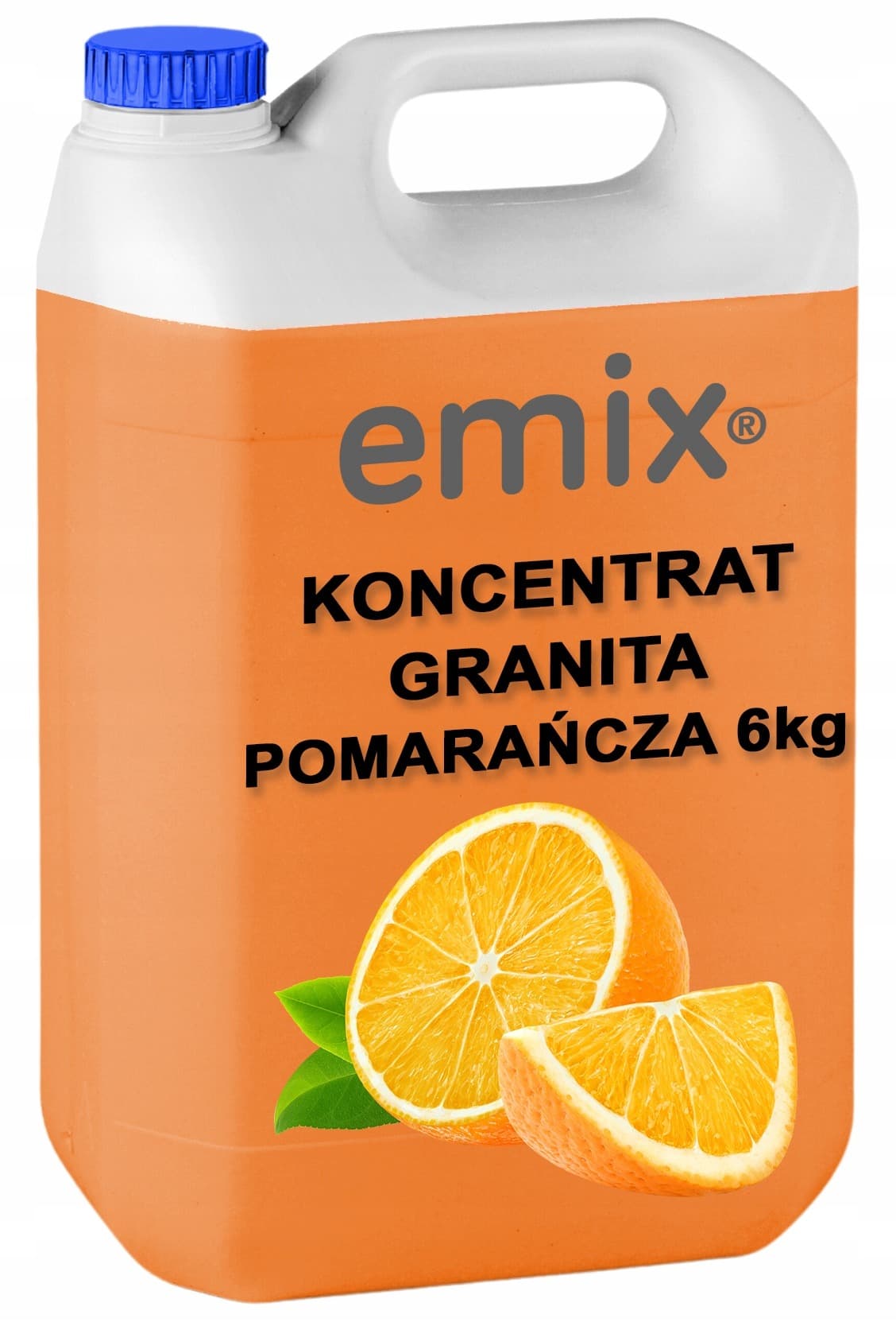 Koncentrat granita w płynie pomarańcza emix 6kg