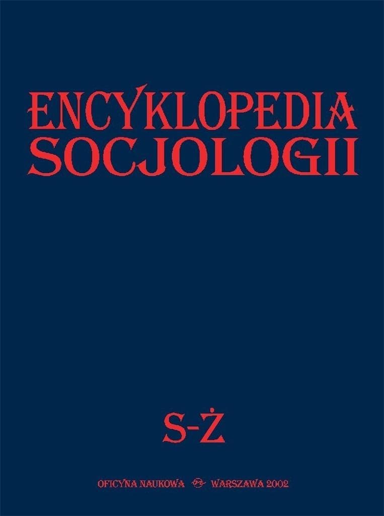 Encyklopedia socjologii Tom 4 S-Ż praca zbiorowa
