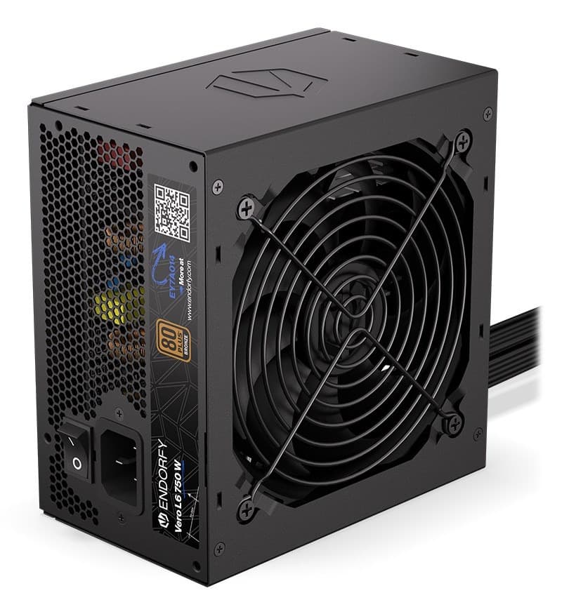 Zasilacz ENDORFY Vero L6 750 W ATX 80 PLUS Bronze 120 mm czarny