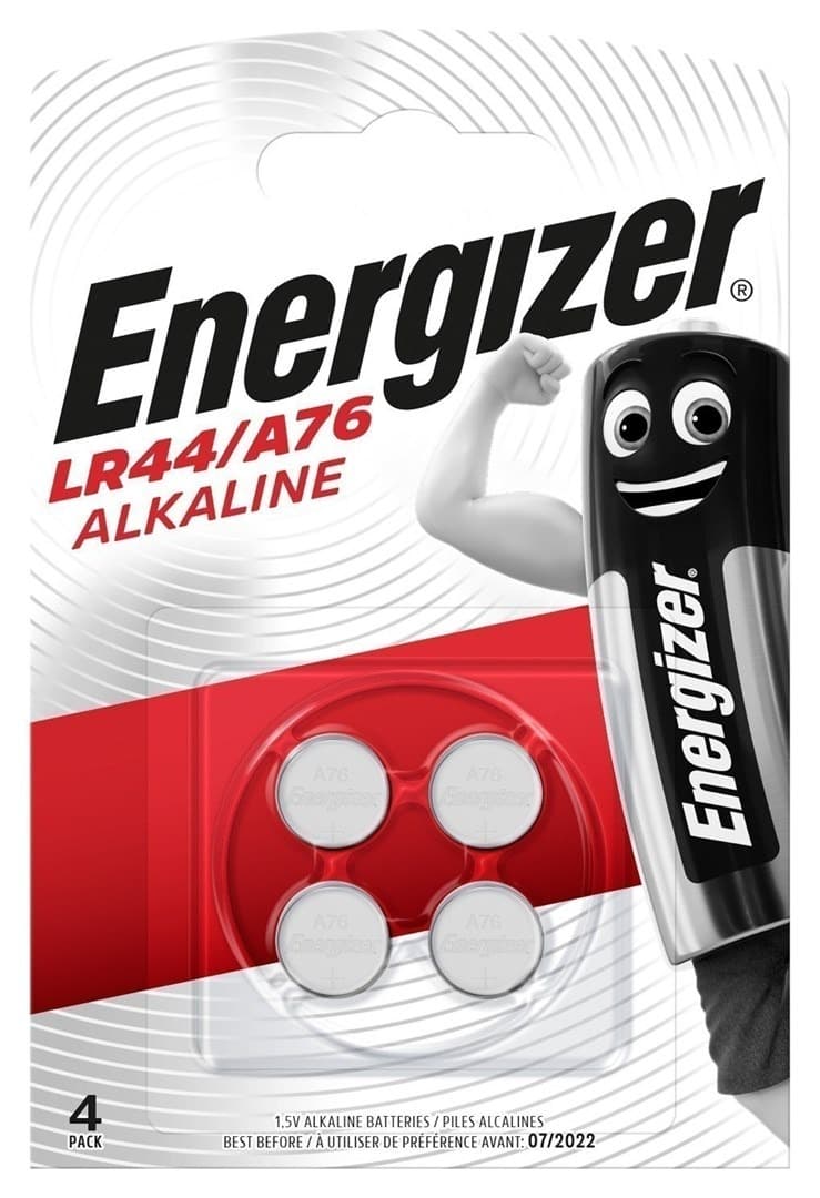 Energizer Baterie alkaliczne LR44 A76 1.5V 4 sztuki specjalistyczne