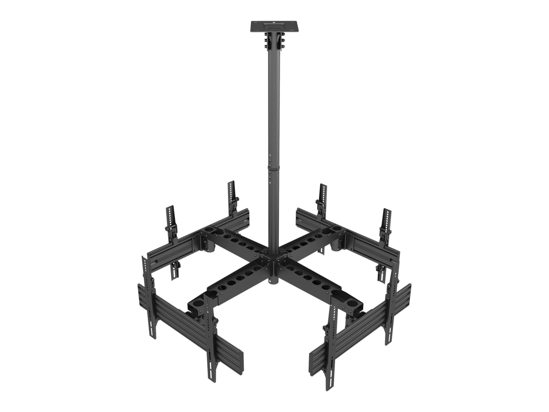Equip 650372 uchwyt sufitowy do tablic informacyjnych 165,1 cm (65") Czarny