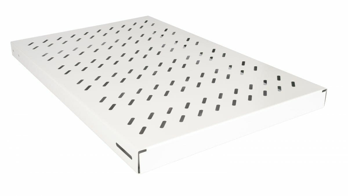 Equip EZVS-19-1-10-G Półka do szafy rack 19", 1U, głębokość 700mm, udźwig 100kg, jasnoszara