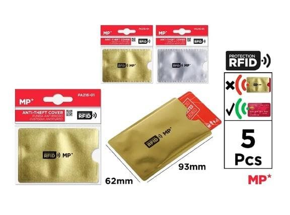 Etui do kart RFID 5 sztuk 100x68 mm MP Main Paper
