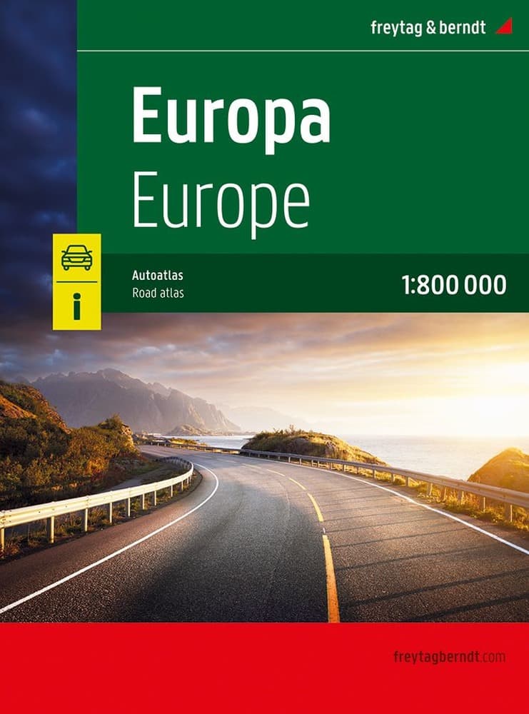 Mapa Europa Atlas samochodowy 1:800 000