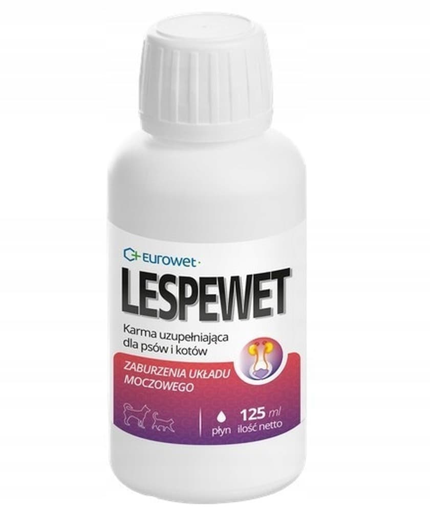 Eurowet Lespewet Wsparcie układu moczowego dla psa i kota 125ml