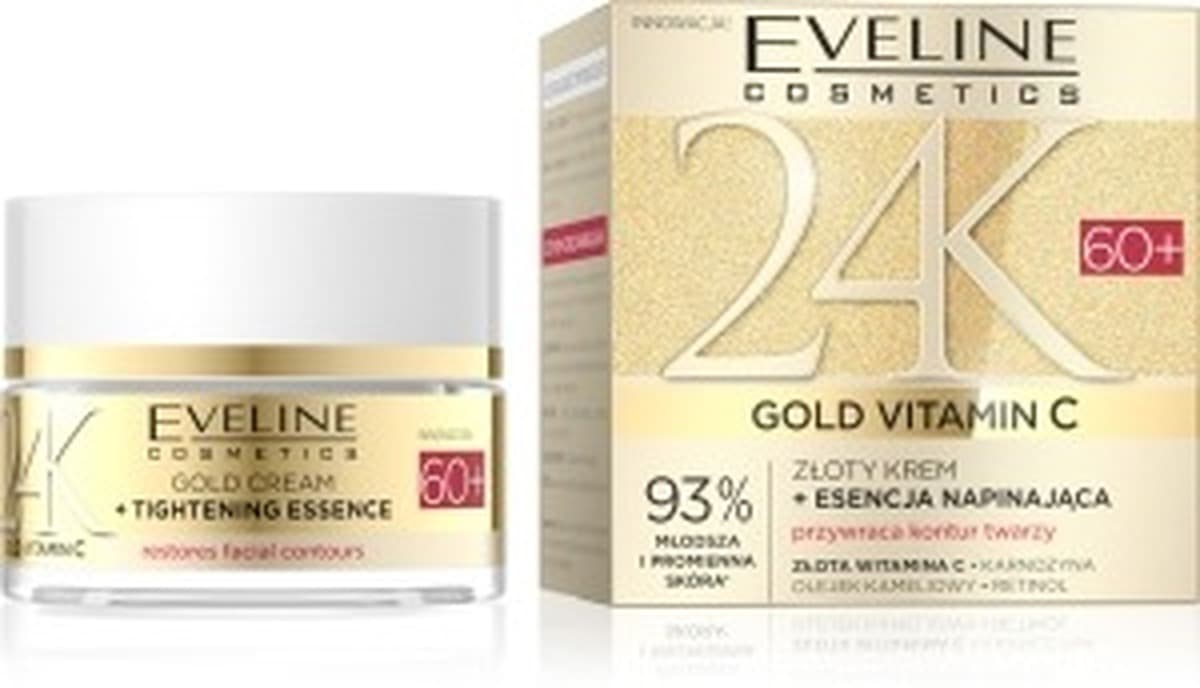 Eveline 24K Gold & Vitamin C Krem do twarzy 60+ 50 ml