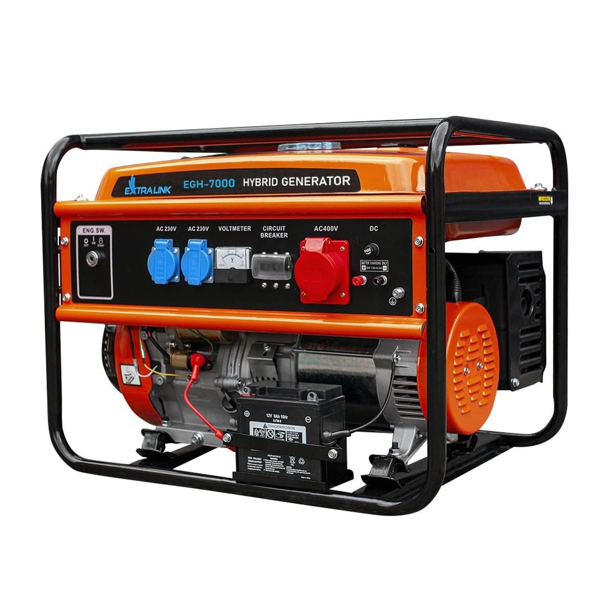 Extralink Agregat Prądotwórczy EGH-7000 Hybrydowy, 7kW