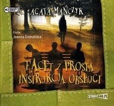 Facet z prostą instrukcją obsługi audiobook dla młodzieży