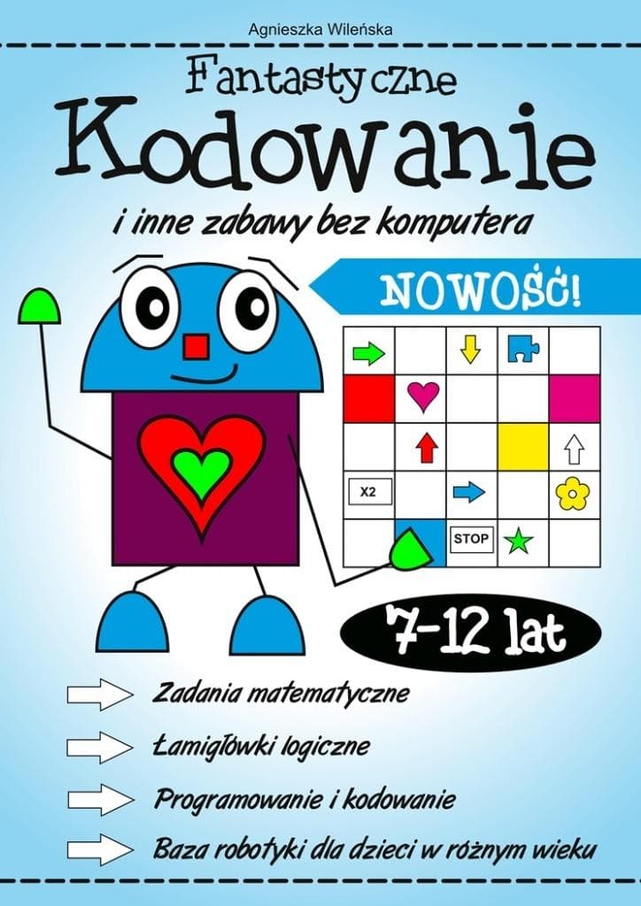Love Books kodowanie i zabawy bez komputera dla dzieci